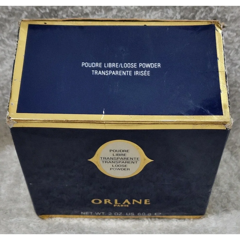 Orlane Paris TRANSPARENTE IRISEE Loose Powder Transparent Puff 2 oz/60g New RARE